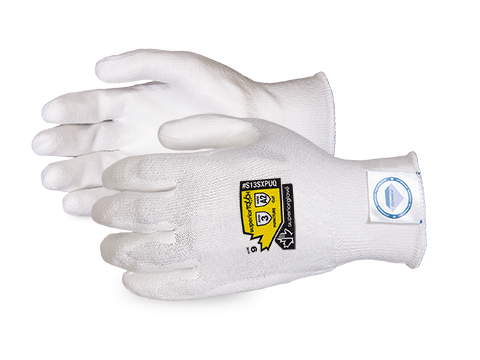 #S13SXPUQ Superior Touch® Economy 13-gauge Cleanroom Knit w/ Dyneema and Polyurethane Palms